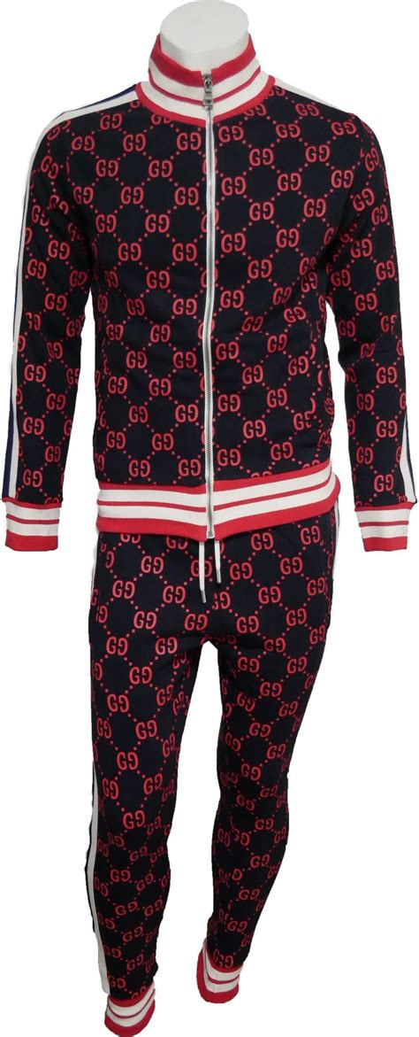 gucci anzug rot|jogginganzüge Gucci herren.